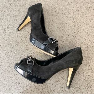 Black Chico’s Suede Heels Size 6M